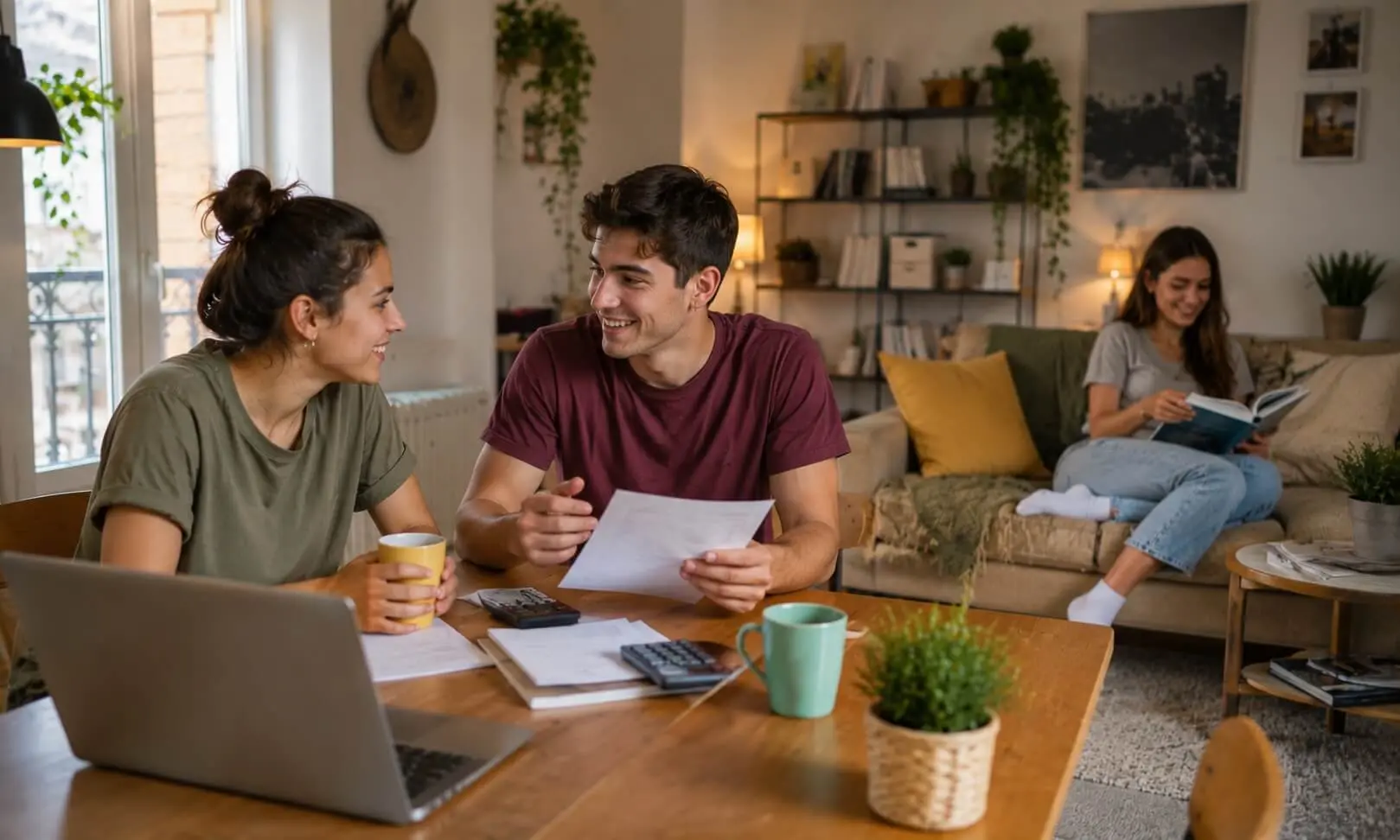 como dividir la luz entre companeros de piso