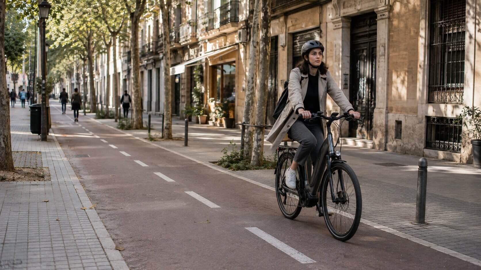 Tabla comparativa bici eléctrica vs coche vs transporte público